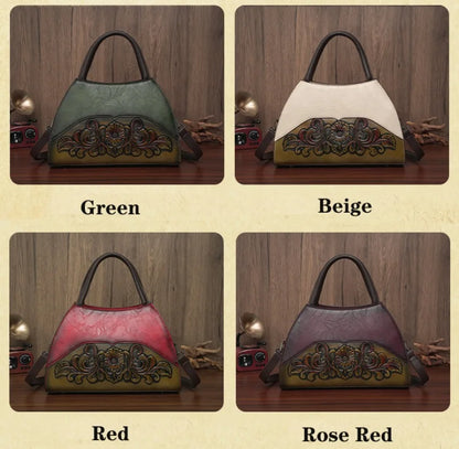 Bolso Retro de diseñador para personas mayores, bolso de hombro con relieve para oficina, regalo de alta calidad, bolso de viaje para mamá, bolso cruzado de lujo