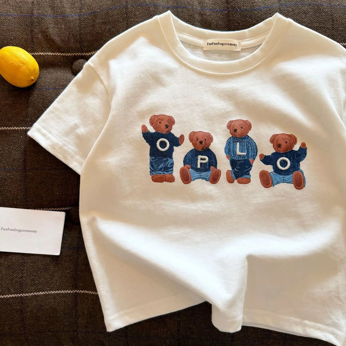 Camiseta de Algodón con Dibujos Animados para Niños, Estilo Veraniego, Informal, Delgada, de Manga Corta, de Algodón Puro par...