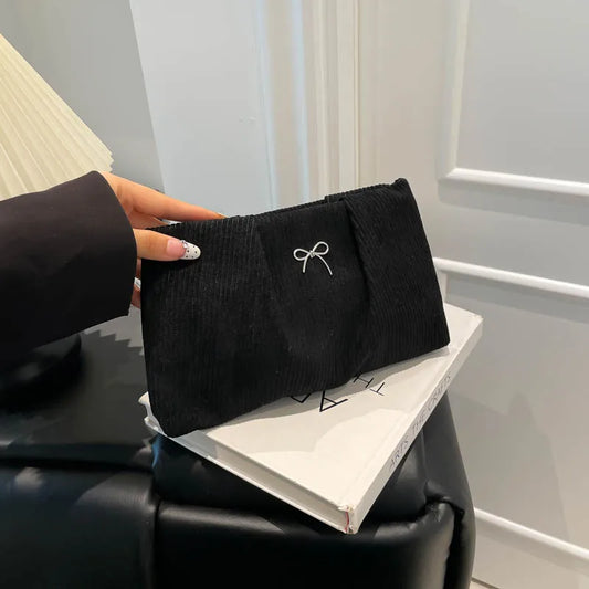 Bolsa de cosméticos de viaje de pana, bolsa de almacenamiento portátil, monederos para mujer, bolsos de hombro de mano de gran capacidad