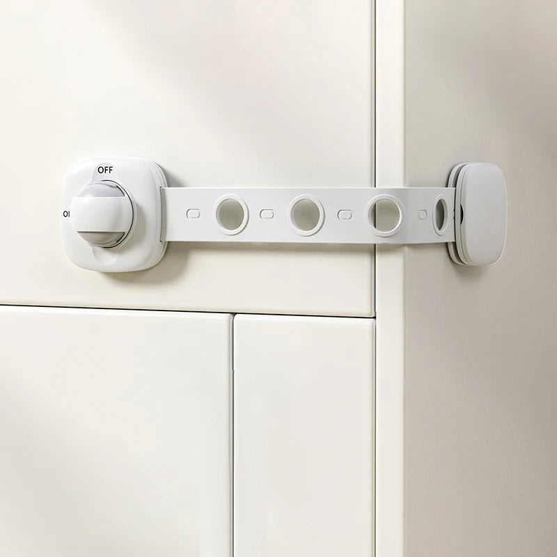 Cerradura de seguridad para cajón de bebé, cerraduras de gabinete de seguridad para niños, pestillos adhesivos para puerta de cajón, correas seguras para bebé, seguridad de puerta para niños