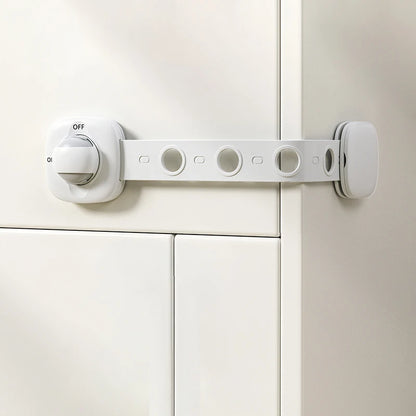 Cerradura de seguridad para cajón de bebé, cerraduras de gabinete de seguridad para niños, pestillos adhesivos para puerta de cajón, correas seguras para bebé, seguridad de puerta para niños