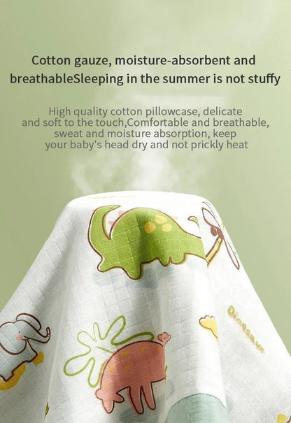 AIBEDILA-almohadas para bebés recién nacidos, artículos de doble cara disponibles para todas las estaciones, ropa de cama para dormir, AB8167