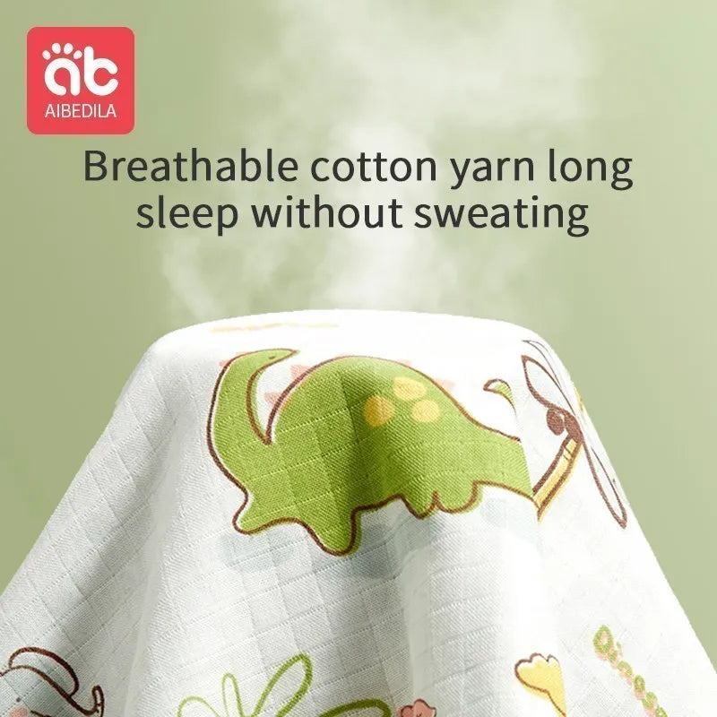 AIBEDILA-almohadas para bebés recién nacidos, artículos de doble cara disponibles para todas las estaciones, ropa de cama para dormir, AB8167