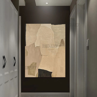 Arte de decoración del porche del hogar, pintura al óleo de calidad 100% pintada a mano, imagen de pared, arte de textura, lienzo sin marco del hotel, arte mural + paquete Switch In Art completo
