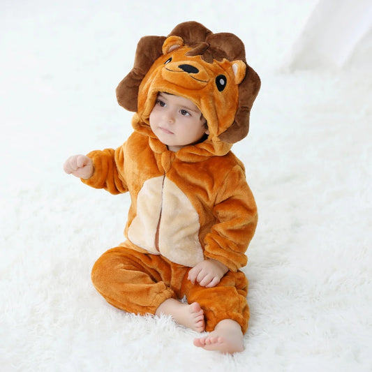 Pelele de animales bonitos para bebé de 0 a 4T, pelele de dibujos animados de León, mono para niños, ropa para niños pequeños, disfraces de Cosplay para niñas y niños