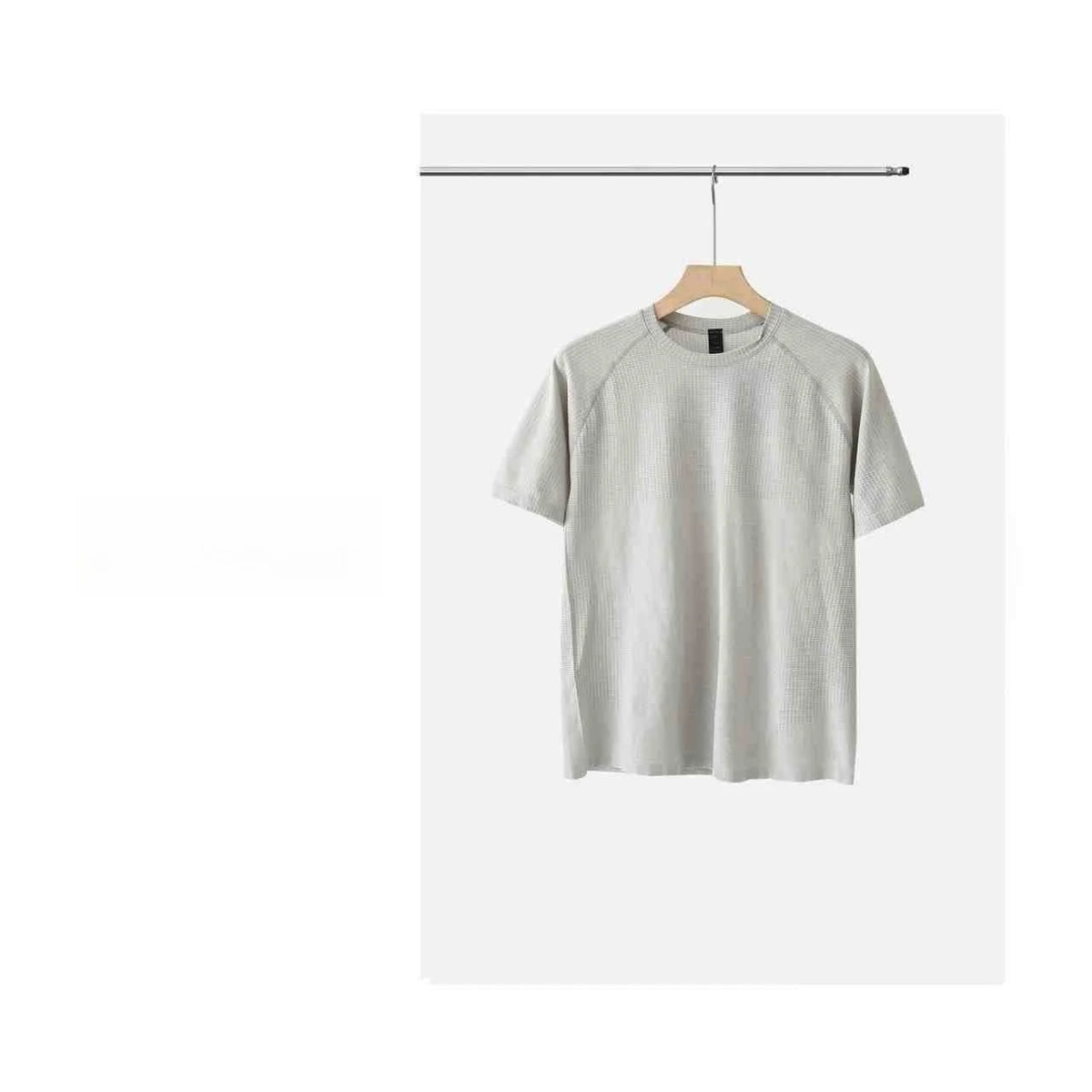 Camiseta Deportiva sin Costuras para Hombre, de Secado Rápido, Transpirable, con Malla Técnica, para Gimnasio, de Alta Elasticidad, para Fisicoculturismo y Fitness, de Manga Corta