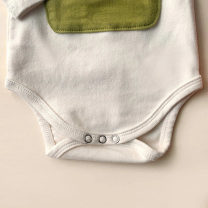 2025 INS ropa infantil para niña moda verano estampado de zanahoria diseño de conejito mameluco para bebé mono de algodón suave 0-24M otoño