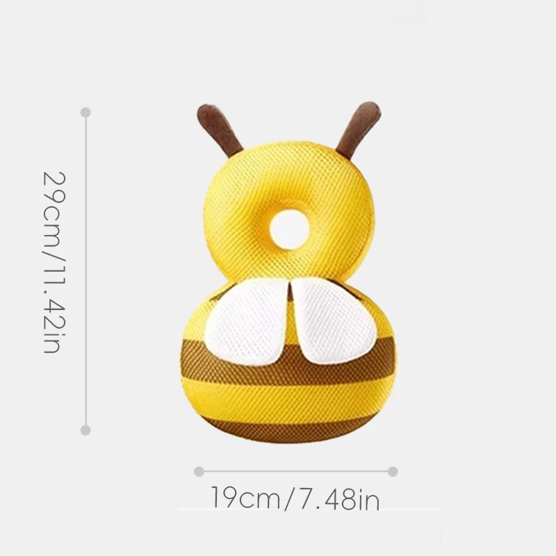 Almohada Protectora para la Cabeza de Bebé Little Bee, Transpirable, Anti-Caídas, Adecuada para la Protección de la Cabeza y la Espalda de Bebés y Niños Pequeños, Segura, Bibi