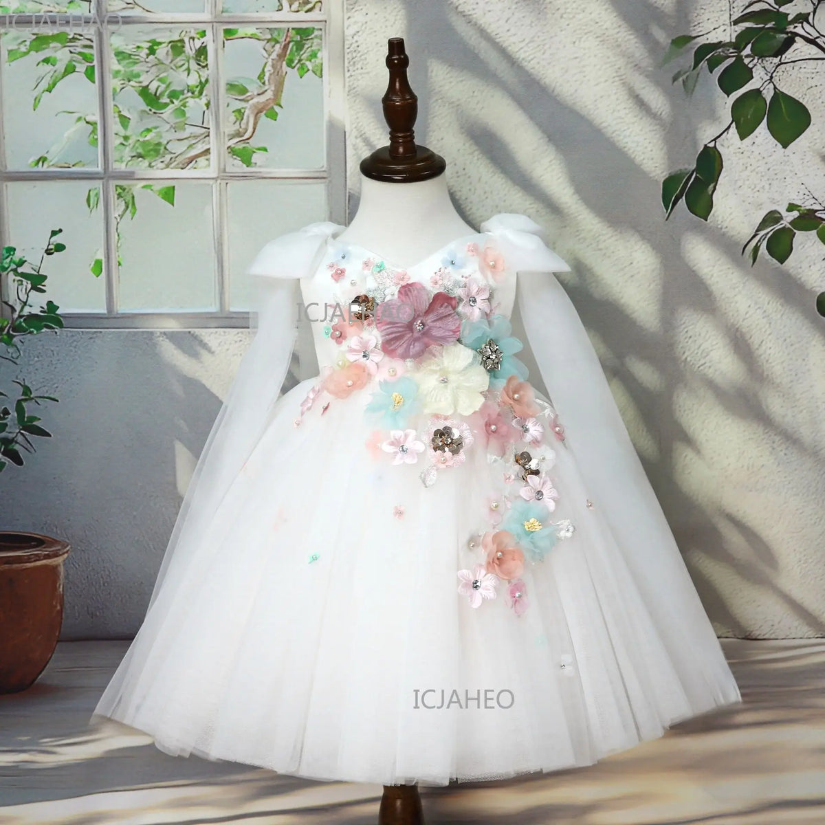 2026 elegante vestido de princesa para niñas vestido de presentador niños boda flor niña niños cumpleaños desfile fiesta vestidos formales disfraz