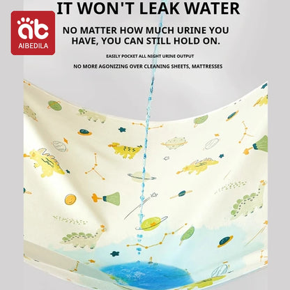 Colchón lavable impermeable, estera de orina para bebés y niños pequeños, Protector de cama de dibujos animados, ropa de cama para pañales, almohadillas para orina, tela transpirable