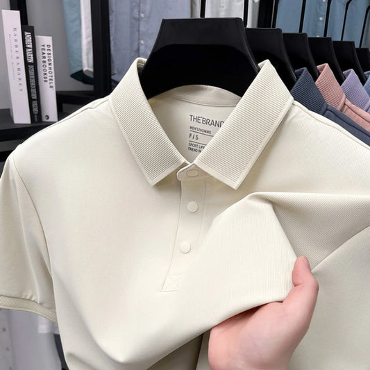 ¡El más vendido! Polo de alta elasticidad para hombre, ultrasuave y antiarrugas, proveedor dorado, venta al por mayor, top de golf de más de 10 colores