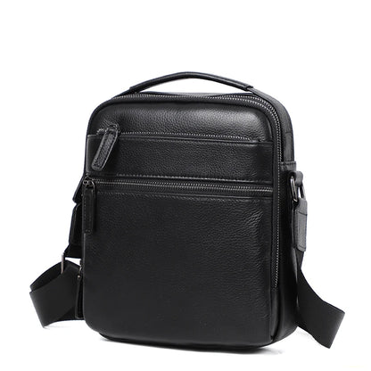 100% bolso de hombro de cuero genuino para hombre, bolsos de mensajero a la moda, bolsos para hombre, bolsos cruzados para hombre, bolso de mano de piel de vaca para hombre, bolso bandolera