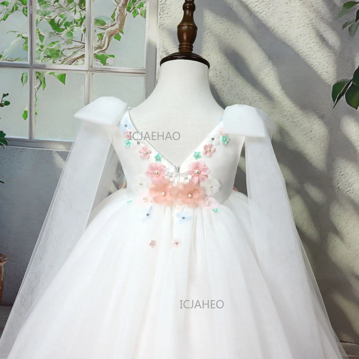 2026 elegante vestido de princesa para niñas vestido de presentador niños boda flor niña niños cumpleaños desfile fiesta vestidos formales disfraz