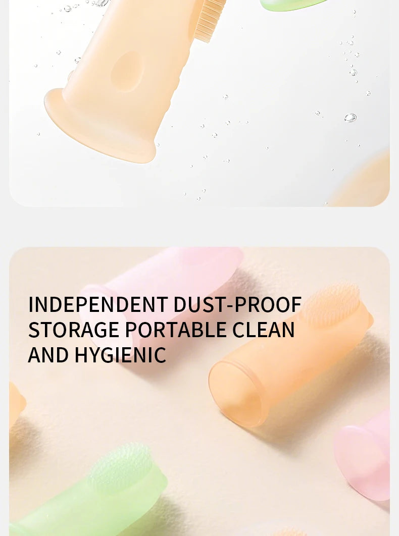 Cepillo de dientes suave para bebé, sin BPA, de silicona, para limpieza de dientes infantiles, de grado alimenticio, cuidado de la salud bucal del bebé