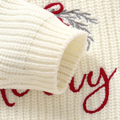 Suéteres de Navidad para bebé, ropa de invierno con cuello redondo, manga larga, jerséis tejidos para recién nacidos, jerséis para niños y niñas, prendas de punto infantiles de 1 a 3 años