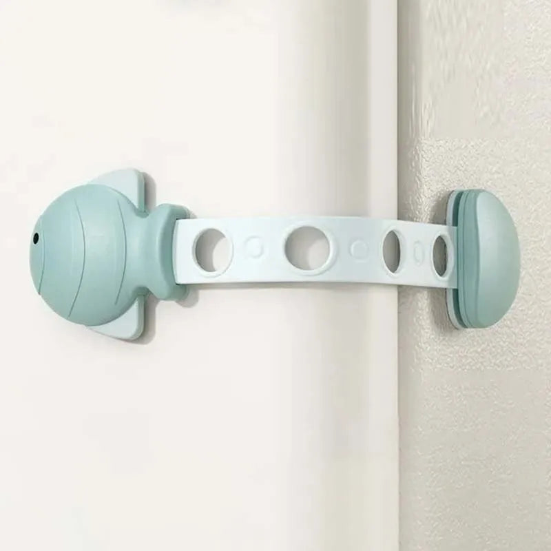 Cerradura de seguridad para cajón de bebé, cerraduras de gabinete de seguridad para niños, pestillos adhesivos para puerta de cajón, correas seguras para bebé, seguridad de puerta para niños