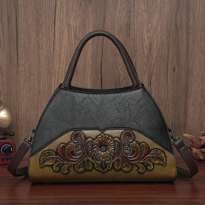Bolso Retro de diseñador para personas mayores, bolso de hombro con relieve para oficina, regalo de alta calidad, bolso de viaje para mamá, bolso cruzado de lujo