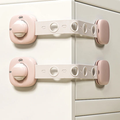 Cerradura de seguridad para cajón de bebé, cerraduras de gabinete de seguridad para niños, pestillos adhesivos para puerta de cajón, correas seguras para bebé, seguridad de puerta para niños