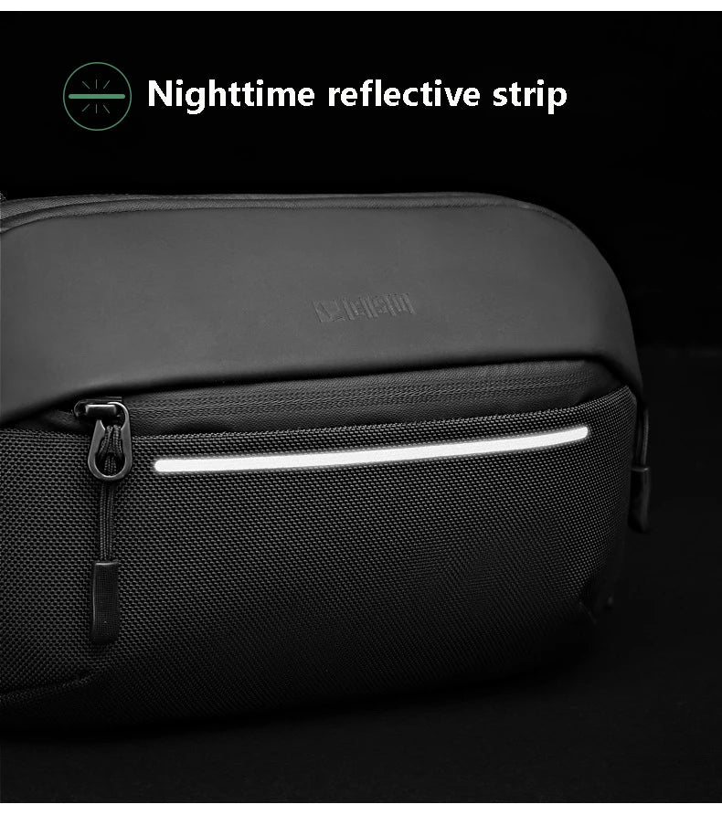 Riñonera de moda coreana para hombre, riñonera para deportes al aire libre, bolsa de pecho para hombre, bolsa cruzada, riñoneras de viaje para ciclismo, bolsa para teléfono móvil
