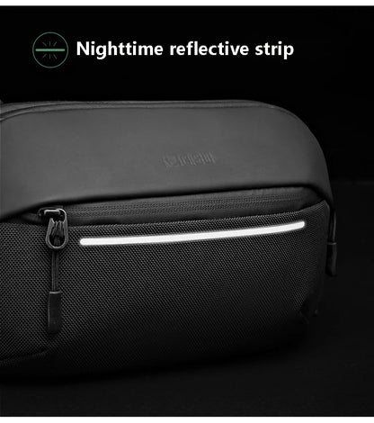 Riñonera de moda coreana para hombre, riñonera para deportes al aire libre, bolsa de pecho para hombre, bolsa cruzada, riñoneras de viaje para ciclismo, bolsa para teléfono móvil