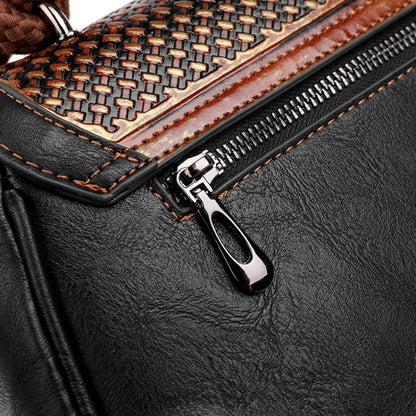 Bolso de hombro Retro para mujer, bandolera Diagonal con estampado 3D de alta calidad, clásico, para oficina, no demasiado grande o demasiado pequeño, de lujo