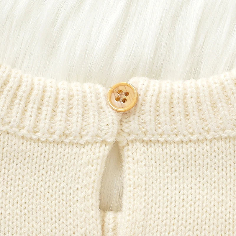 Ropa bonita de punto de calabaza para bebé recién nacido, ropa de Halloween con cuello redondo, peleles de manga larga para niños y niñas, monos de 0 a 18m