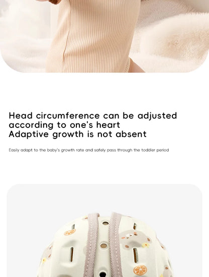 AIBEDILA protección de 360 grados casco anticaída para bebé Protector de cabeza ajustable para niños pequeños sombreros de protección de seguridad suaves aprender a caminar