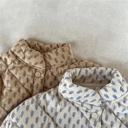 Chaqueta acolchada de algodón para niños y niñas, ropa ligera de Corea del Sur, cubierta de algodón de trigo, Invierno 2023