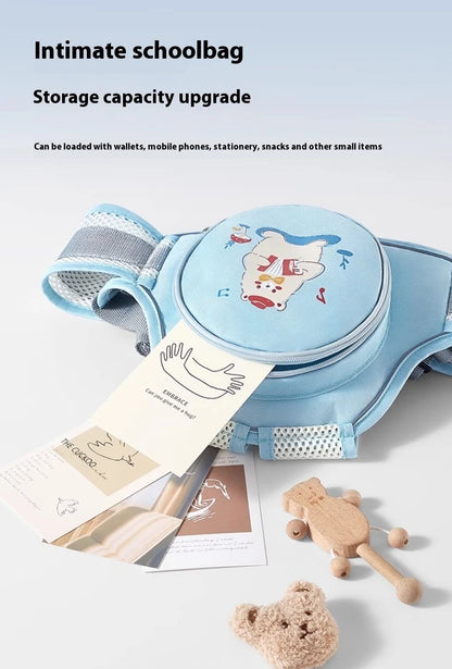 Cinturón de seguridad para niños, correa de ciclismo para coche eléctrico con almacenamiento, correas de protección para motocicleta, cinturón protector anticaída, Bandag ajustable