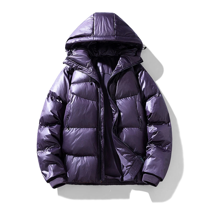 Parkas con capucha de otoño e invierno para hombre, abrigo impermeable deportivo sólido y cálido, Parka informal a la moda para hombre, prendas de vestir, chaquetas holgadas con capucha para parejas