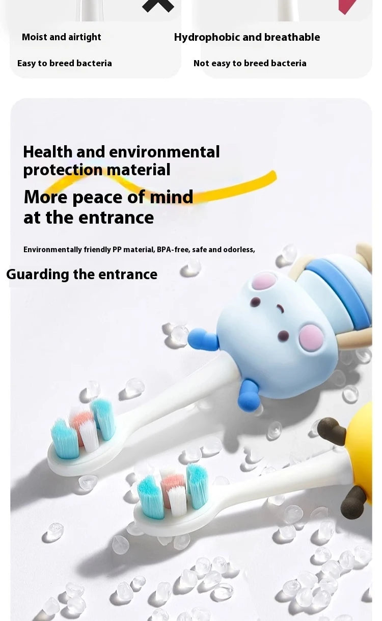 Lindo cepillo de dientes para bebé, cepillo de dientes suave, mordedor para madre y niño, herramientas de cuidado de la salud para niños, artículos para niñas, accesorios
