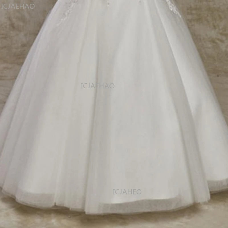 Vestido de Niña para Boda, Cumpleaños, Encaje, Flores, Princesa, Vestido Largo, Fiesta Formal, Celebración, Vestidos de Noche