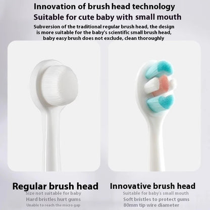 Lindo cepillo de dientes para bebé, cepillo de dientes suave, mordedor para madre y niño, herramientas de cuidado de la salud para niños, artículos para niñas, accesorios