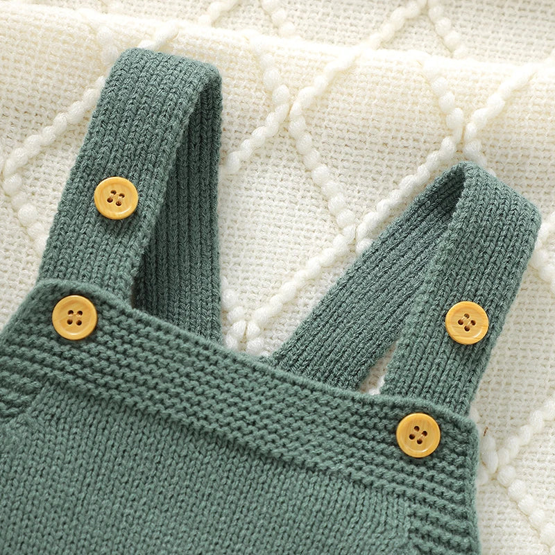 Ropa de bebé informal verde sin mangas, monos tejidos para recién nacidos, monos para niños y niñas de 0 a 18m, traje netural infantil, disfraz para niños pequeños