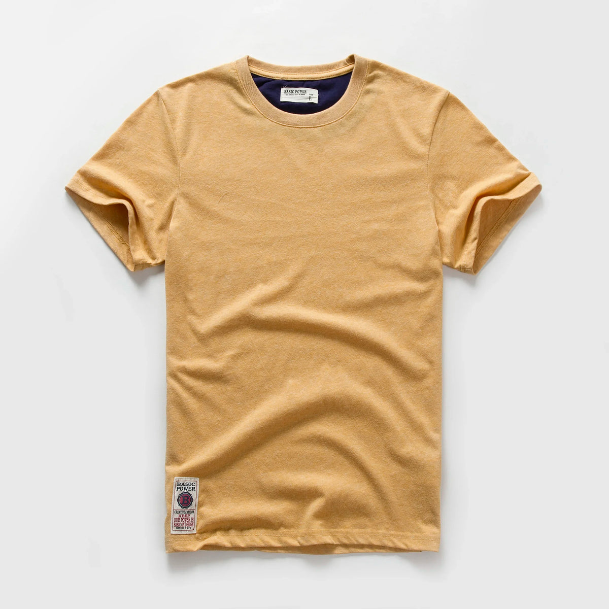 Men's Solid T-shirt Cotton t shirt Men Causal O-neck Basic Tshirt Male High Quality Classical Tops