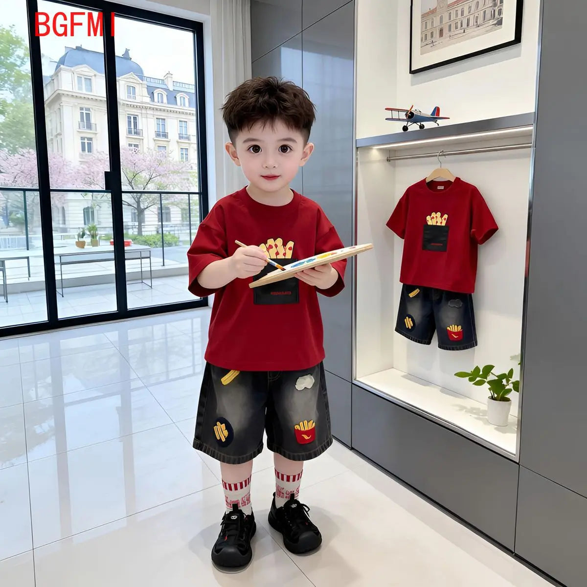 Conjunto de Ropa Casual de Verano 2026 para Bebés Niños, Camisetas de Dibujos Animados + Pantalones Cortos, 2 Piezas, Conjuntos de Moda Infantil de 2 a 11 Años
