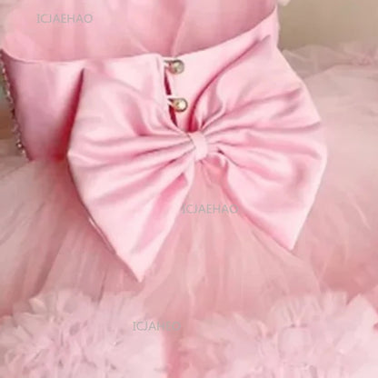 Vestido de fiesta Vestido niños vestidos de princesa de flores a juego niños fiesta de cumpleaños Vestido tutú disfraz Piano desfile traje