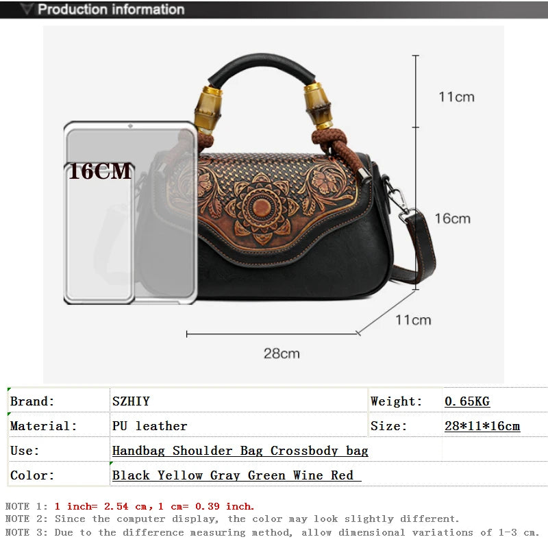 Bolso de hombro Retro para mujer, bandolera Diagonal con estampado 3D de alta calidad, clásico, para oficina, no demasiado grande o demasiado pequeño, de lujo