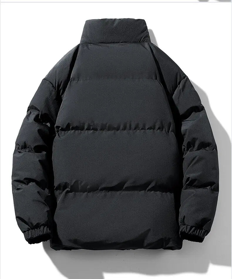 2026 Winter Men Jacket Autumn Warm Fleece Fashion Thicke Cotton Padded Jackets Stand Collar Casual Coats Windproof Plus Size 6XL