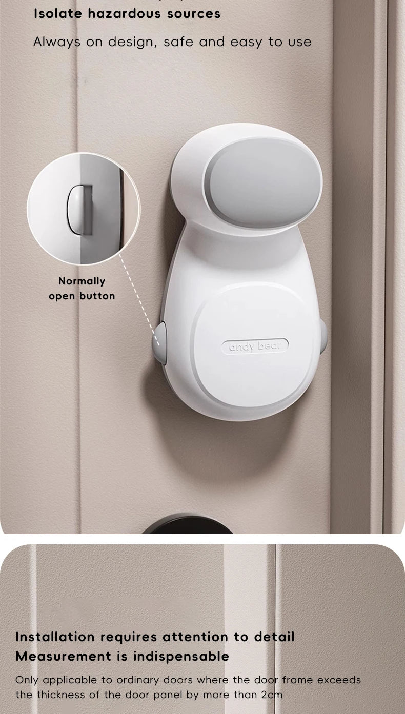    Tope de Puerta Antipellizcos para Bebés AIBEDILA, Protector de Seguridad para Niños que Evita el Cierre Automático, Protector de Seguridad para el Hogar