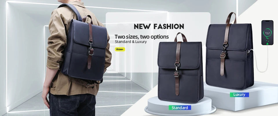 HK-Bolso para ordenador portátil de diseño para hombre, mochilas escolares impermeables para niños universitarios, mochila de viaje deportiva de negocios para hombre con carga USB