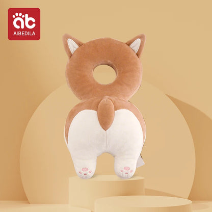 Andadores para bebés, cojín de protección para la cabeza, almohadilla de felpa de animales, correas ajustables, almohadilla protectora para bebés, regalo de ducha para niños pequeños