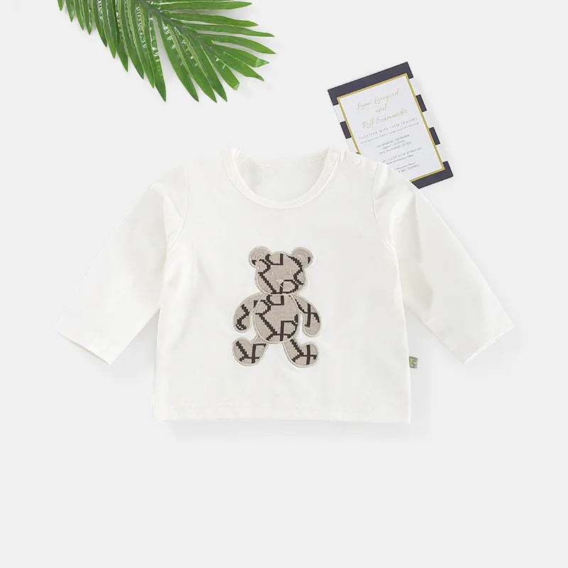 Conjunto de ropa vintage de otoño para bebé, trajes de 3 piezas para niños y niñas, cárdigan de algodón, pantalones y top, perfecto para niños pequeños de 9 a 3 años