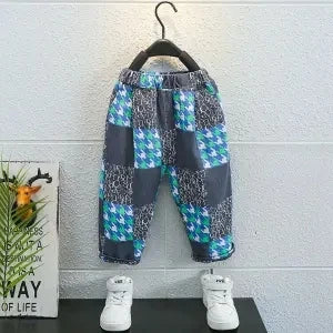 Children's Clothes Set Spring Autumn Jacket Pants Two Piece Boys Denim Set 2024 New Baby Fashion Clothing Suit