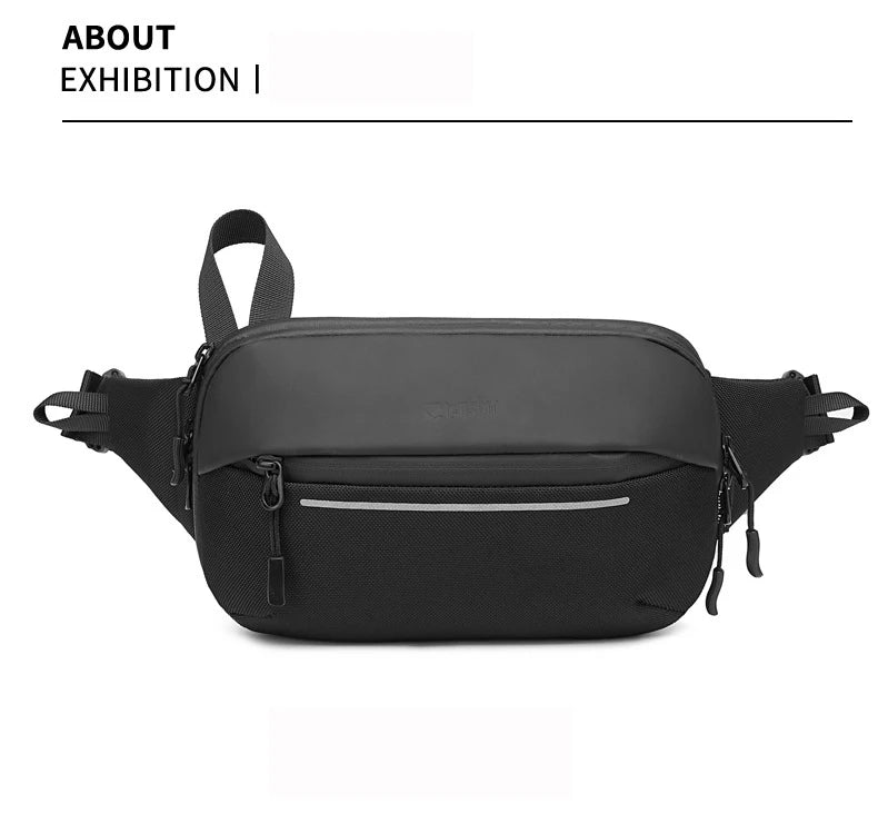 Riñonera de moda coreana para hombre, riñonera para deportes al aire libre, bolsa de pecho para hombre, bolsa cruzada, riñoneras de viaje para ciclismo, bolsa para teléfono móvil