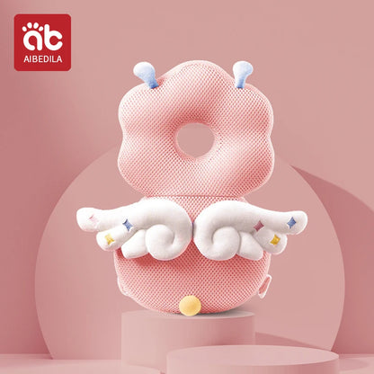 Andadores para bebés, cojín de protección para la cabeza, almohadilla de felpa de animales, correas ajustables, almohadilla protectora para bebés, regalo de ducha para niños pequeños