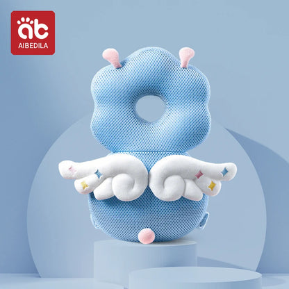 Andadores para bebés, cojín de protección para la cabeza, almohadilla de felpa de animales, correas ajustables, almohadilla protectora para bebés, regalo de ducha para niños pequeños