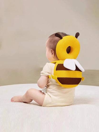 Almohada Protectora para la Cabeza de Bebé Little Bee, Transpirable, Anti-Caídas, Adecuada para la Protección de la Cabeza y la Espalda de Bebés y Niños Pequeños, Segura, Bibi