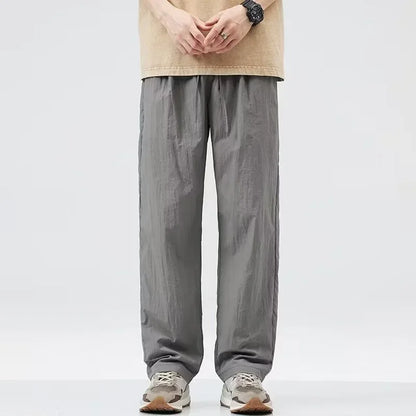 Pantalones Holgados de Lino para Hombre, Estilo Y2K, Pantalones Anchos de Calle, Novedad 2026, Pantalones Harem con Cordón para Gimnasio, Pantalones Hombre