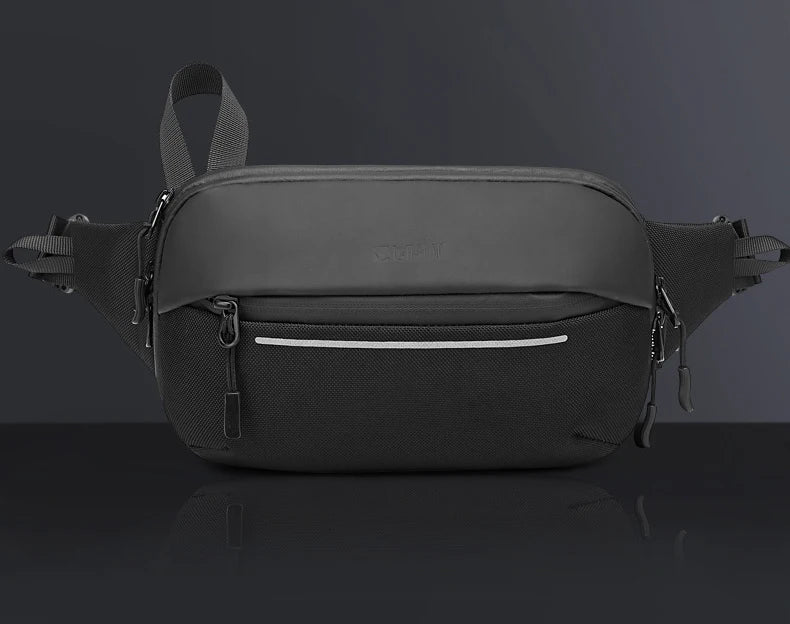 Riñonera de moda coreana para hombre, riñonera para deportes al aire libre, bolsa de pecho para hombre, bolsa cruzada, riñoneras de viaje para ciclismo, bolsa para teléfono móvil